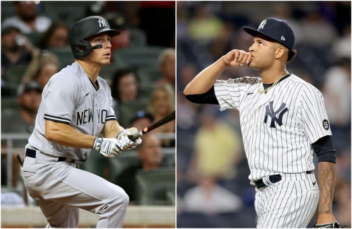 Yankees SS Andrew Velazquez, SP Luis Gil